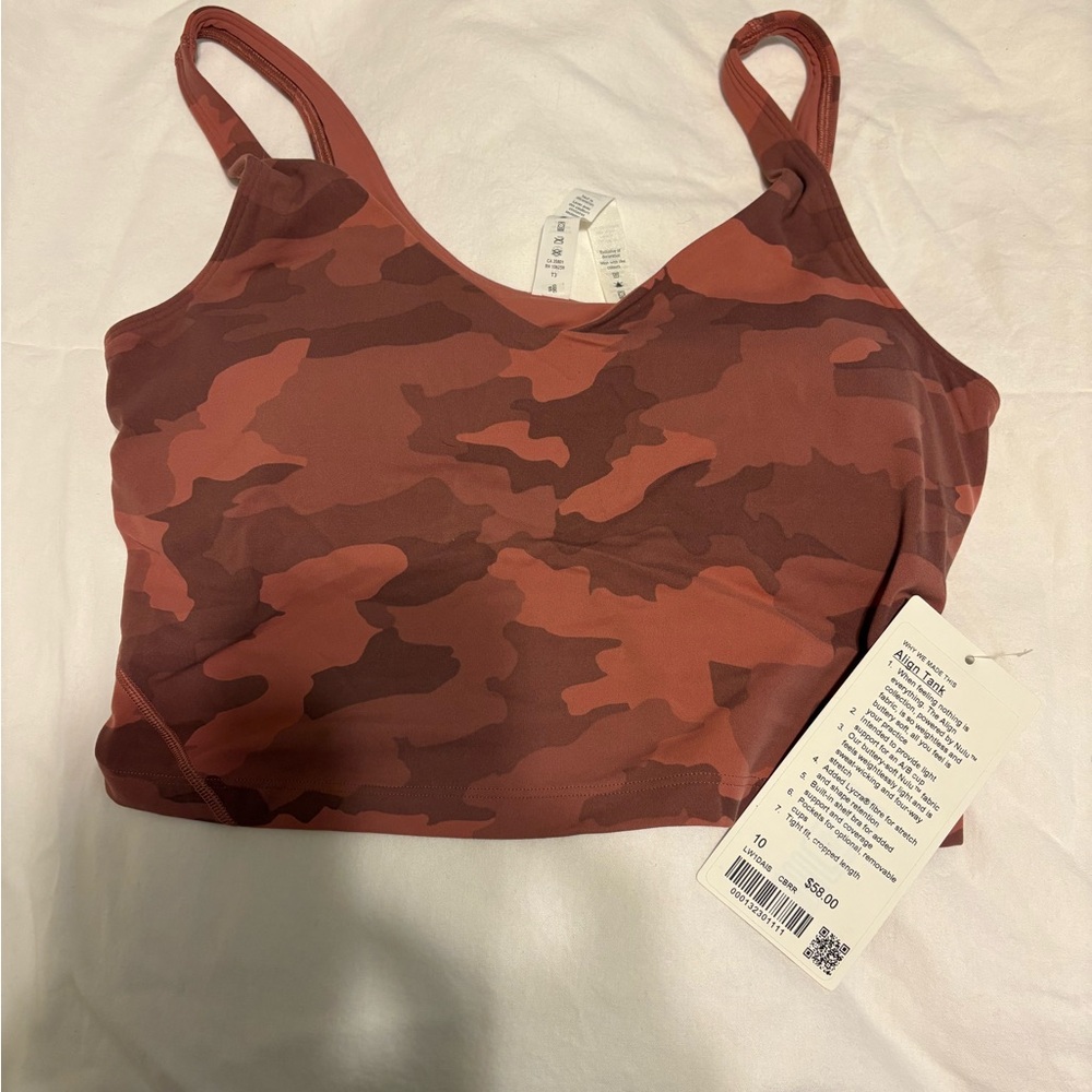 NWT Lululemon Align Tank Sz 10